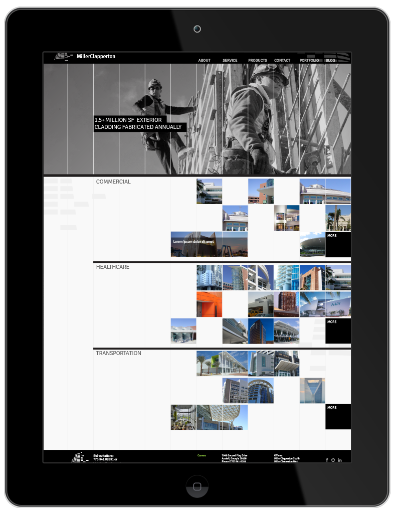 Miller Clapperton logo and brand identity