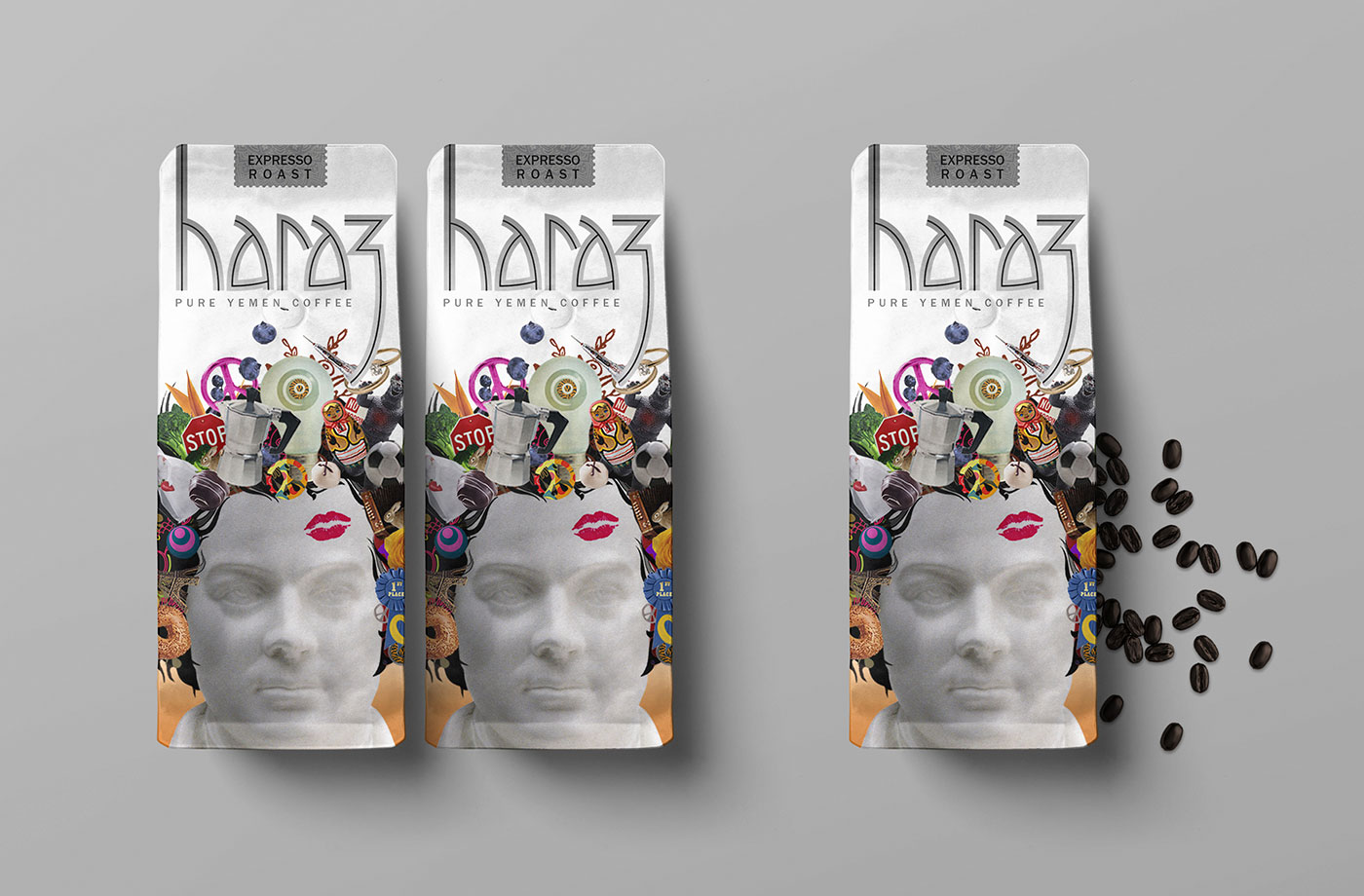 Haraz coffee packaging