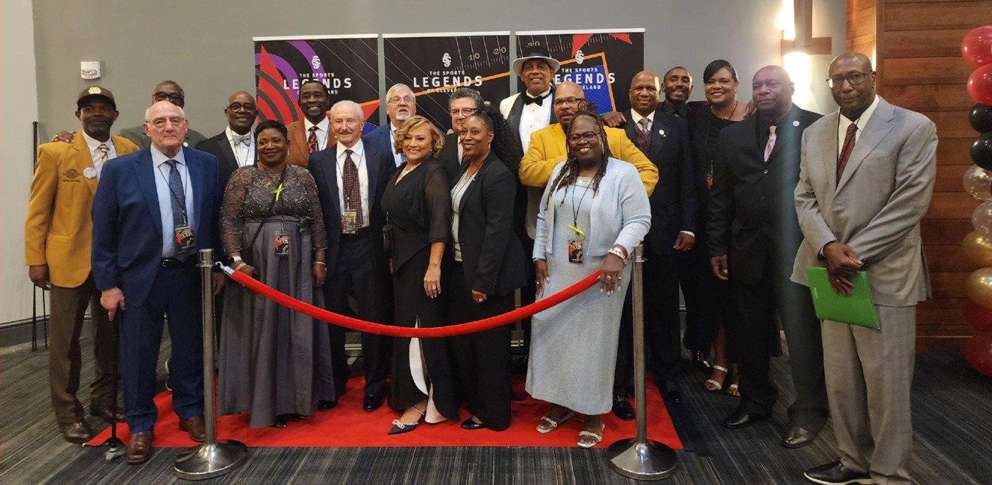 Sports Legends of Cleveland Gala designed by Neon Alfred