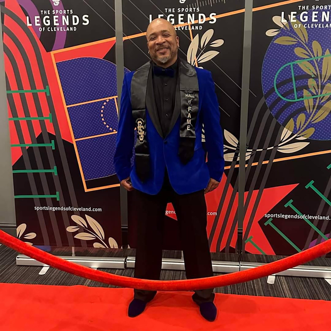 Sports Legends of Cleveland Gala designed by Neon Alfred